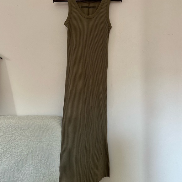 Enza Costa Taupe Maxi /midi Dress - Picture 2 of 7